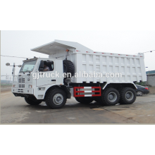 6x4 Howo Mining dump truck for 70T to 80T loading weight for big stone